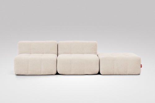 3 Teiliges Modulares Sofa – Beige