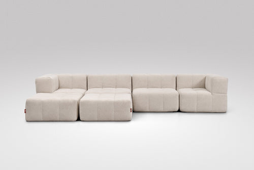 6 Piece Modular Sofa – Beige