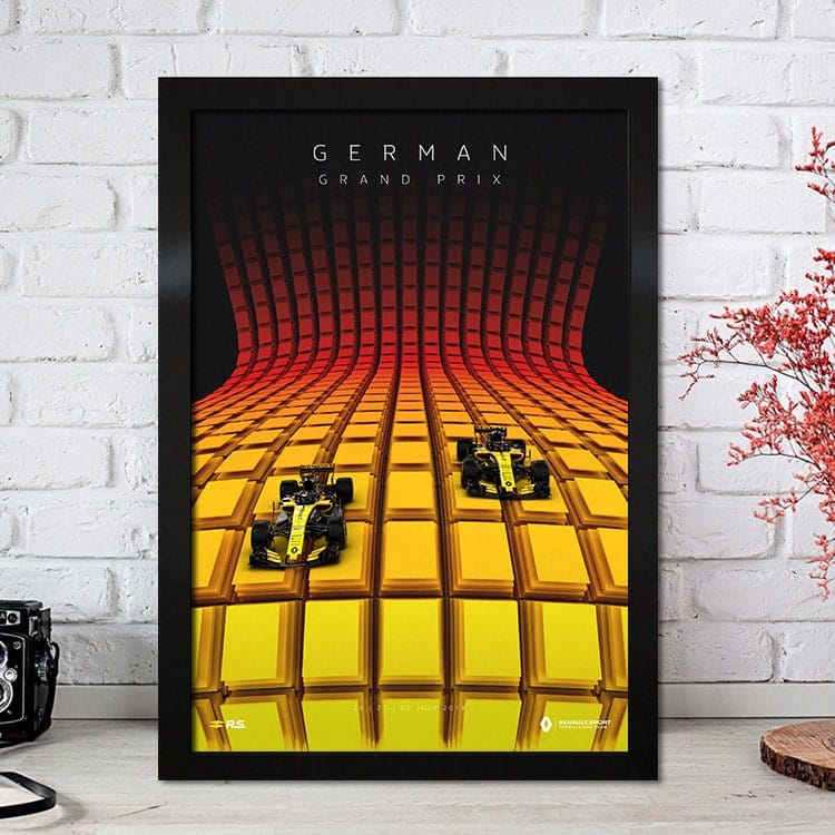 Poster Formel 1 Rennfahrer Legenden Rennwagen · Deko Print ohne Rahmen