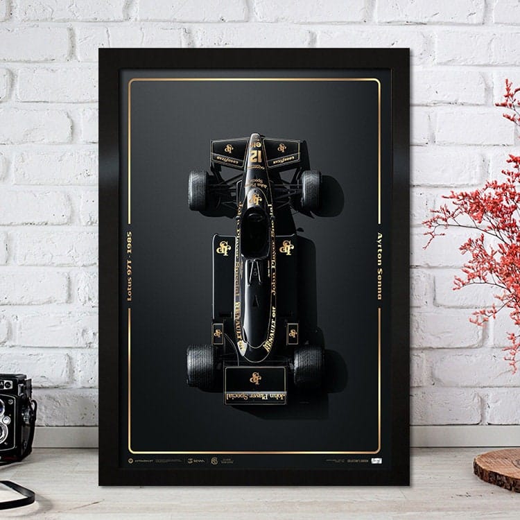 Poster Formel 1 Rennfahrer Legenden Rennwagen · Deko Print ohne Rahmen