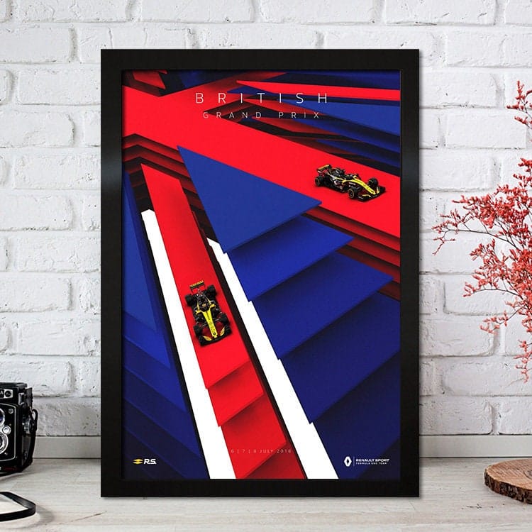 Poster Formel 1 Rennfahrer Legenden Rennwagen · Deko Print ohne Rahmen